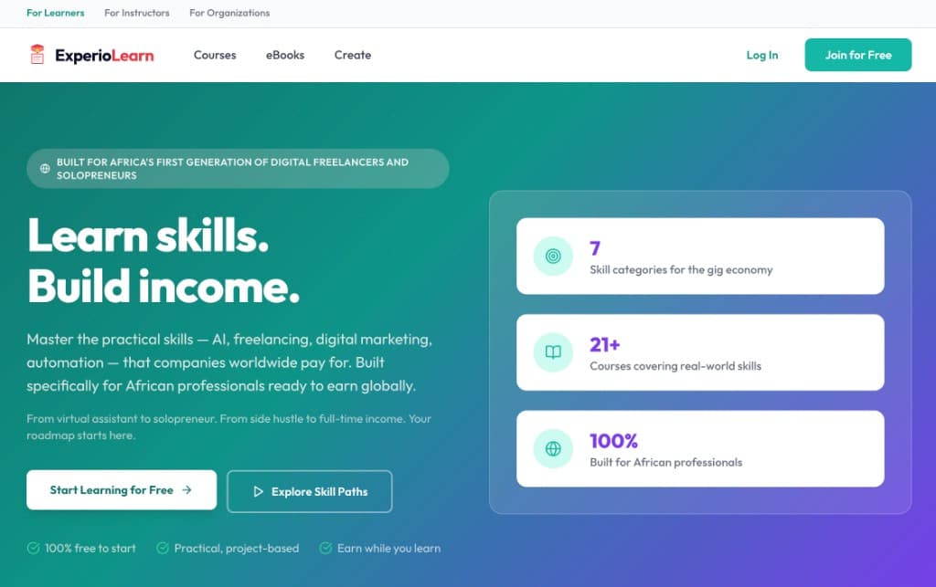 ExperioLearn — Architect | Full-Stack Software Developer